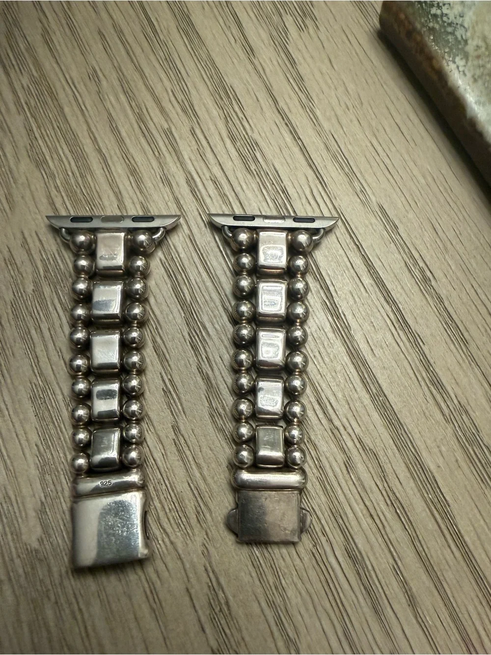 LAGOS Sterling Silver Beaded Link Apple Watch Band - Picture 3 of 5